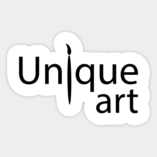 Unique art - creative design Sticker